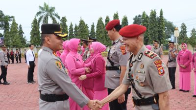 Kapolres Aceh Tamiang Pimpin Sertijab Empat Pejabat Utama dan Dua Kapolsek.