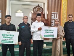 ITF Ar-Raniry Salurkan Rp422 Juta Bantuan UKT untuk 192 Mahasiswa UIN Ar-Raniry.