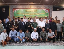 Kodam Iskandar Muda sosialisasikan Rencana Pembentukan Yonif TP di Agara.