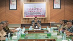 Sekda Pimpin Rapat Rencana Operasional Angkutan Laut Luar Negeri Lintasan Krueng Geukueh–Penang.