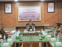 Sekda Pimpin Rapat Rencana Operasional Angkutan Laut Luar Negeri Lintasan Krueng Geukueh–Penang.