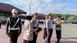 Kapolres Pidie Pimpin Apel Gelar Pasukan Operasi Zebra Seulawah 2025.