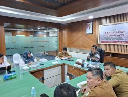 Sekda Aceh Pimpin Rapat Pembahasan Pembangunan Sekolah Rakyat bersama Kementerian PUPR.