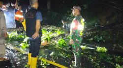 Respon Cepat Prajurit Kodam IM  Pulihkan Akses Jalan yang Tertutup Longsor Akibat Hujan Lebat.