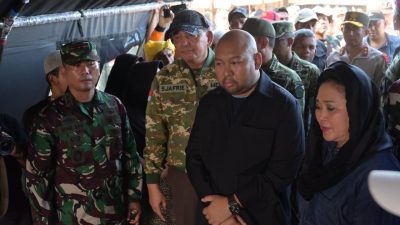 Pangdam IM Dampingi  Menhan RI dan Panglima TNI Tinjau Daerah Bencana Alam Banjir di Aceh.