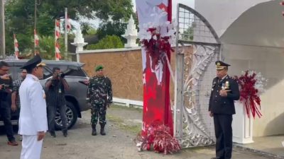 Kompol Akmal Jadi Perwira Upacara Peringatan Hari Pahlawan di TMP Banda Aceh.