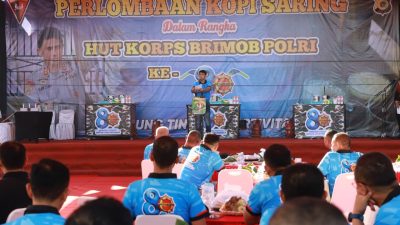 Kapolda Aceh Buka Lomba Kopi Saring HUT ke-80 Brimob.