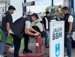 Polres Pidie Lakukan Monitoring Ketersediaan BBM di SPBU.