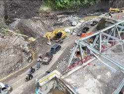Jembatan Tenge Besi di Bener Meriah Sudah Bisa Dilintasi Kembali.