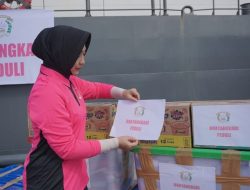 Ketua Bhayangkari Daerah Aceh Kembali Salurkan Bantuan untuk Korban Banjir di Pidie Jaya.