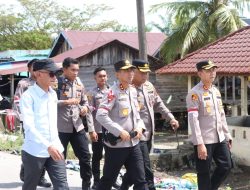 Kapolda Aceh, Wagub, dan Kepala BNPB Tinjau Lokasi Bencana dan Pengungsi di Singkil.