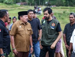 Mualem Tinjau Lokasi Kerusakan Parah di Beutong Ateuh Banggalang, Nagan Raya.