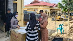 Polres Aceh Tamiang Tetap Layani Masyarakat Meski Mako Berlumpur Akibat Banjir.