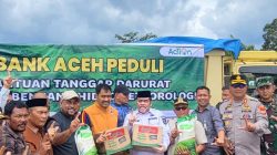 Gubernur Aceh dan Dirut BAS Salurkan Bantuan ke Subulussalam.