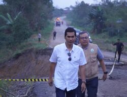 Sekda Aceh Tinjau Penanganan Darurat Bencana dan Kerusakan Jalan di Aceh Utara.
