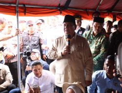 Presiden Prabowo Tinjau Langsung Pospam Bencana Tanah Longsor di Aceh Tengah.