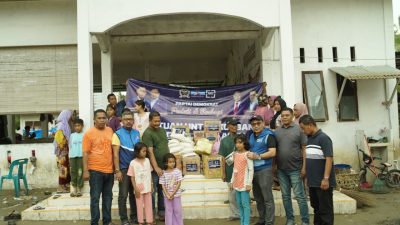 Anggota DPR RI Fraksi Partai Demokrat HT Ibrahim Salurkan Bantuan untuk Korban Banjir di Bireuen. 