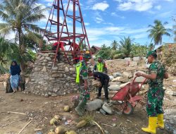 Menhan RI Bangun jembatan Gantung “Garuda” Di Pidie Jaya. 
