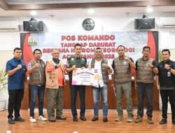 Sekda Aceh Terima Bantuan dari Pemkot Bogor.