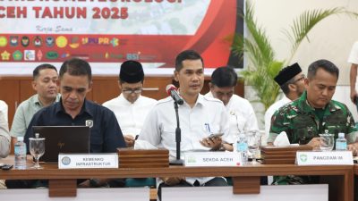 Pemerintah Rakor Terkait Rehabilitasi dan Rekonstruksi Infrastruktur Pascabencana Aceh. 