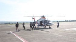 Kapolda Aceh Lakukan Patroli Udara Untuk Melihat Langsung Situasi Pascabanjir. 