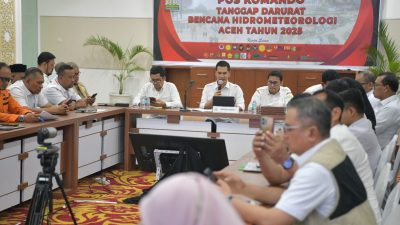 Cegah Risiko Penularan Penyakit Pascabencana, Pemerintah Aceh Perkuat Klaster Kesehatan. 