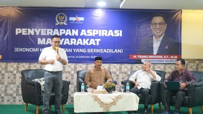 HT Ibrahim Serap Aspirasi Tokoh Masyarakat Aceh Besar Terkait Pemekaran Aceh Rayeuk.