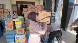 Polres Aceh Tenggara Salurkan Bantuan untuk Korban Bencana di Ketambe.