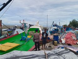 Polairud Polres Pidie Imbau Nelayan Waspada Cuaca Ekstrem.