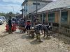 Prajurit Yonif 115/ML bersama Relawan Bersihkan SMA Al – Jamiatul Washliyah Aceh di Tamiang. 