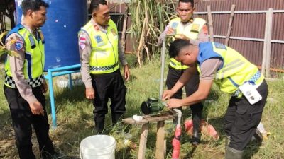 Polda Aceh Berhasil Bangun 206 Sumur Bor di Wilayah Terdampak Bencana. 
