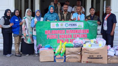 Ketua TP PKK Apresiasi Sumbangsih Relawan Pada Masa Tanggap Darurat Banjir Aceh. 