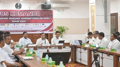 Wagub Aceh Dorong Percepatan Data Pascabencana. 