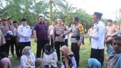 Kapolda Aceh Gelar Baksos dan Salurkan Bantuan Pasca Bencana di Subulussalam.