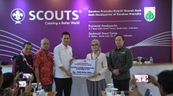 Sekda Aceh Terima Bantuan Dari Pemprov Lampung untuk Korban Bencana Aceh. 