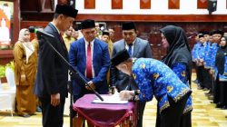 Sekda Aceh Lantik 201 Kepala SMA, SMK dan SLB.