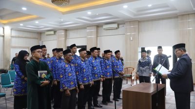 Kakanwil Kemenag Aceh Lantik 14 Kepala Administrator, Pengawas Dan Kepala Madrasah.