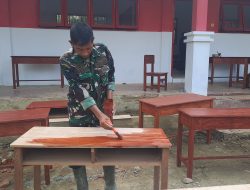 Kasad Bantu Sejumlah Fasilitas Pendidikan di Aceh Pasca Banjir. 