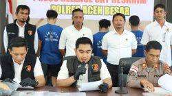 Satreskrim Polres Aceh Besar Ungkap Kasus Curanmor. 
