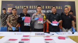 Satreskrim Polresta Banda Aceh Tangkap Curanmor dan Sita 9 Sepmor.