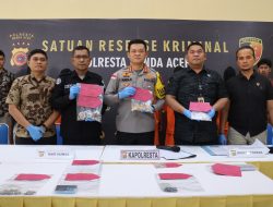 Satreskrim Polresta Banda Aceh Tangkap Curanmor dan Sita 9 Sepmor.