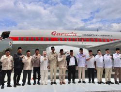 Kapolda Aceh Hadiri Peresmian dan Penyerahan Mock-Up Pesawat Garuda Indonesia di Asrama Haji.