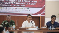Sekda Aceh Instruksikan Percepatan Huntara dan Stok Logistik Sebelum Ramadhan. 
