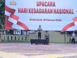 Polda Aceh Peringati Hari Kesadaran Nasional.