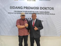 2 Personil Jajaran Polda Aceh Raih Gelar Doktor di USK.