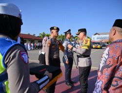 Polres Pidie Gelar Apel Gabungan Operasi Ketupat Seulawah 2026.