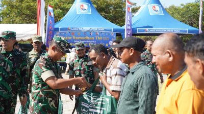 Kodam Iskandar Muda Gelar Bazar Ramadhan di Blang Padang.