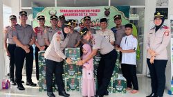 Siswa SIP Angkatan 55 Polda Aceh Salurkan Puluhan Paket Bansos ke Rumah Yatim. 