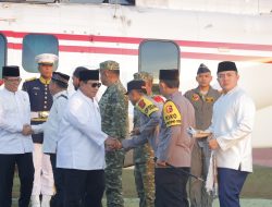 Presiden RI Prabowo Sholat Idul Fitri Bersama Warga Huntara di Aceh Tamiang.