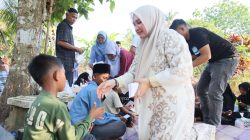 Kak Na Santuni Anak Yatim dan Ziarah ke Makam Keluarga Di Seunudon. 